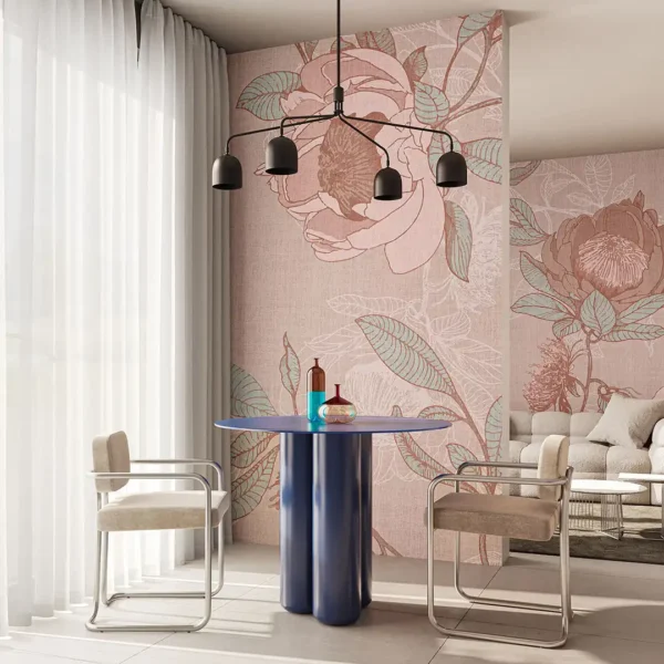 EQ Dekor Waterproof Wallpaper Floral Rhythm