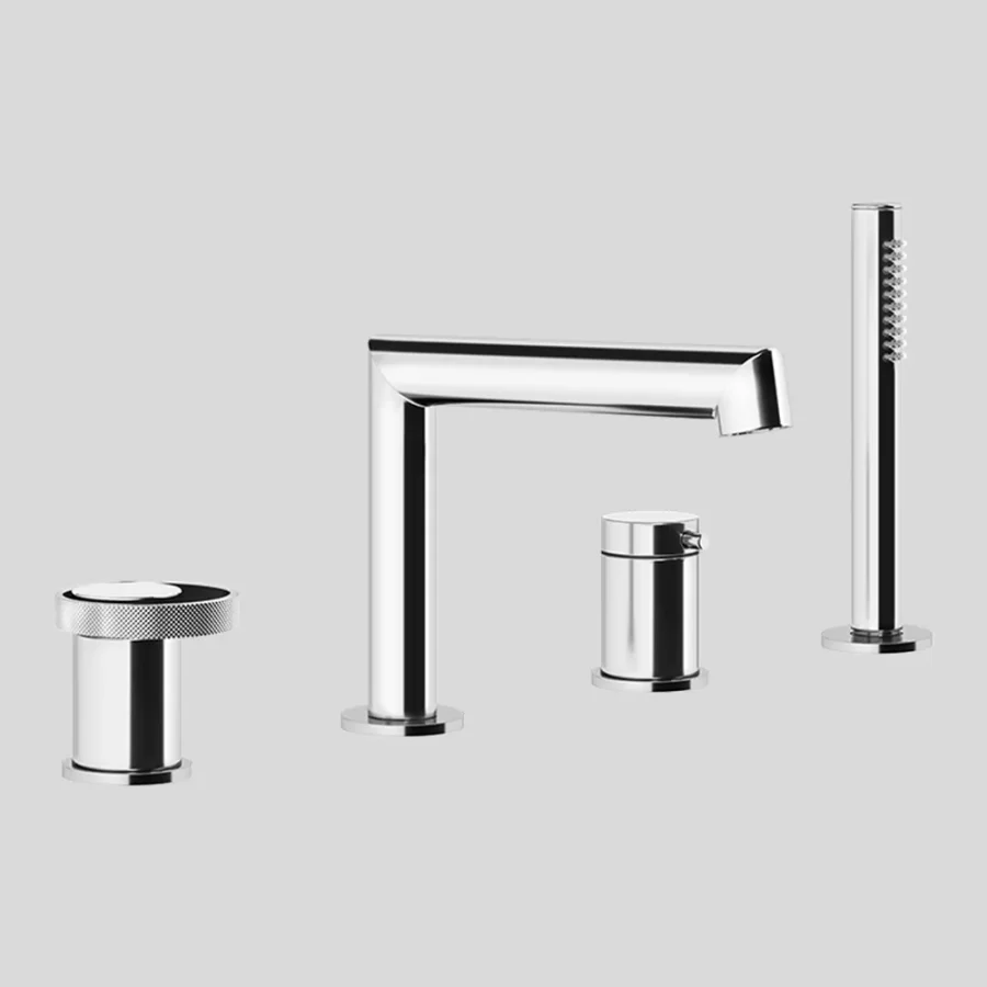 Anello 4 Hole Deck Mounted Bath Mixer