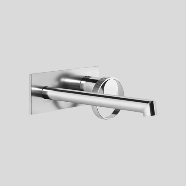 Anello 2 Hole Wall Mounted Long Spout Basin Mixer Tap