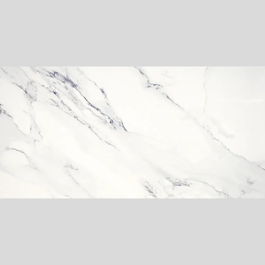 Ferro White Polished Porcelain Tile 30x60