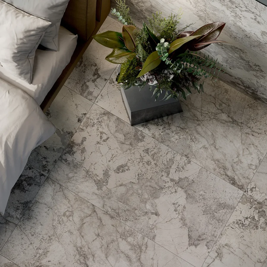 Gems Grey Matt Porcelain Tile