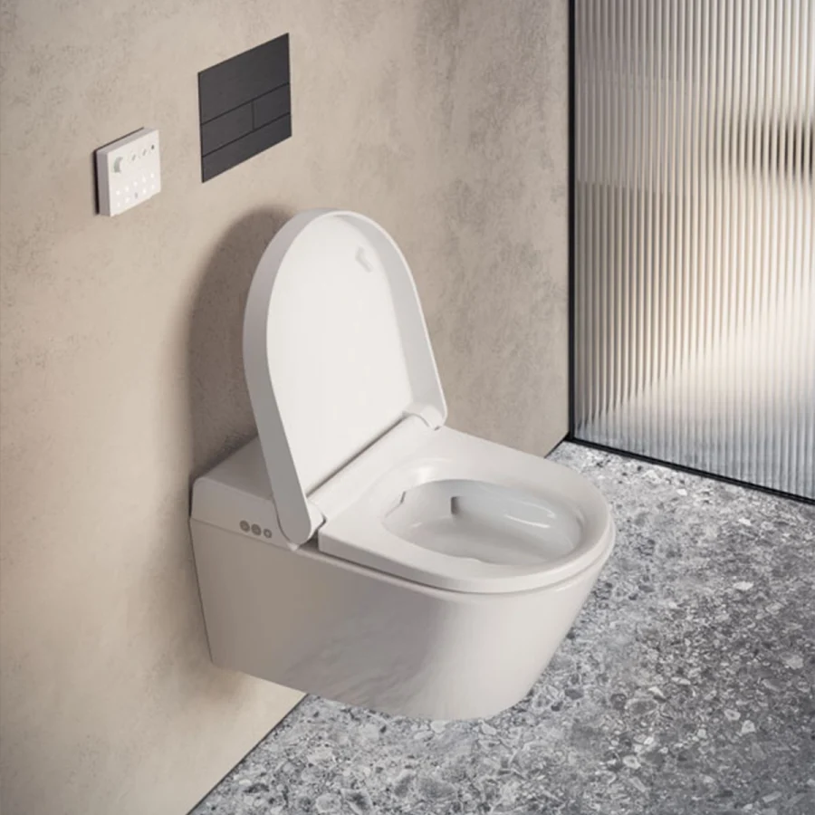 GSI WClean Electronic Wall Hung Rimless Shower Toilet