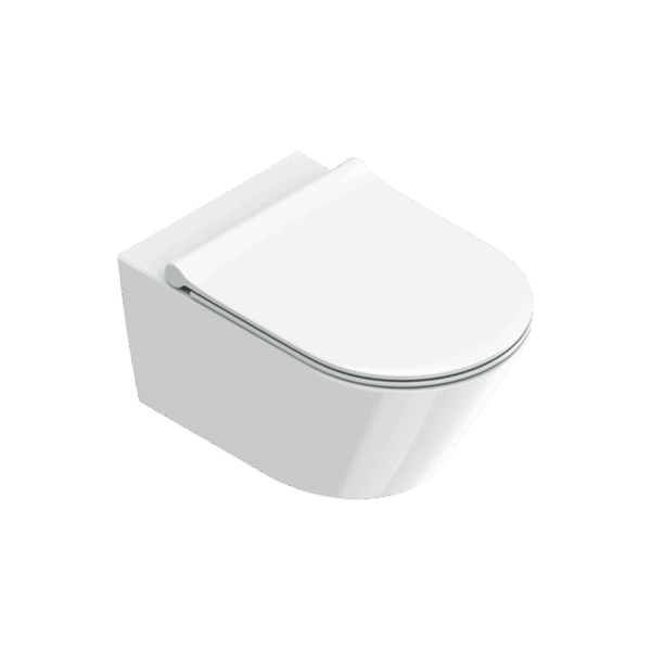 Zero Wall Hung Newflush Rimless WC 55x35 1VS55NR00