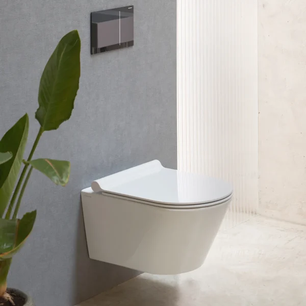 Zero 55 Wall Hung Newflush Rimless Toilet
