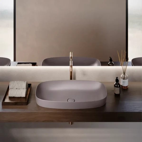 Catalano_Alvea_Semi_Inset_Basin_75_Satin_Tortora_Lifestyle