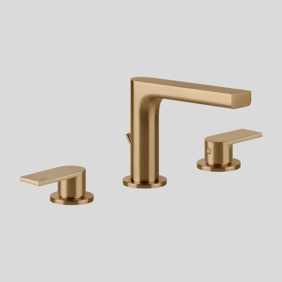 Via Manzoni 3 Hole Small Basin Mixer Tap