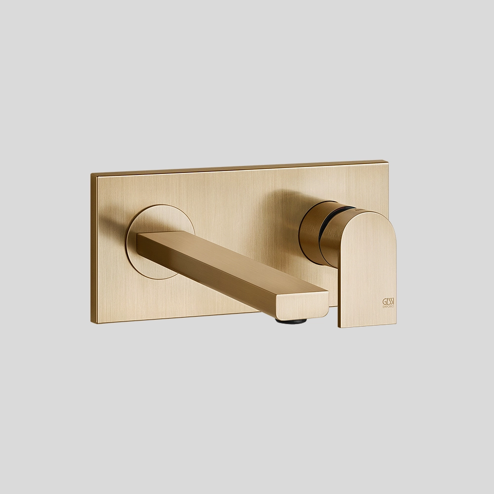 Via Manzoni Wall Mounted Basin Mixer With Short Spout 44893-726