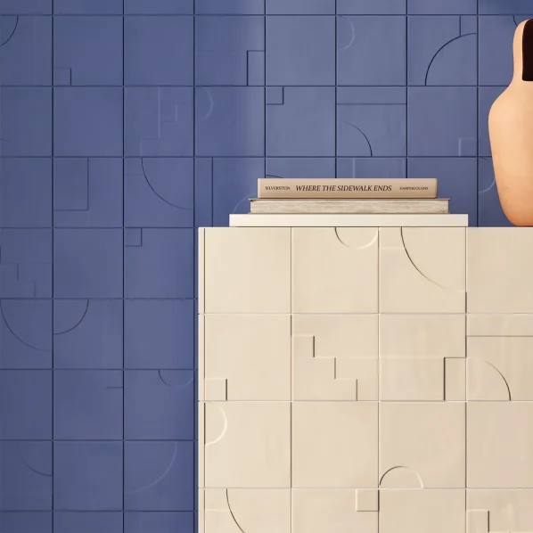 Casbah Indigo Decor Mix Ceramic Tile Lifestyle Shot 1