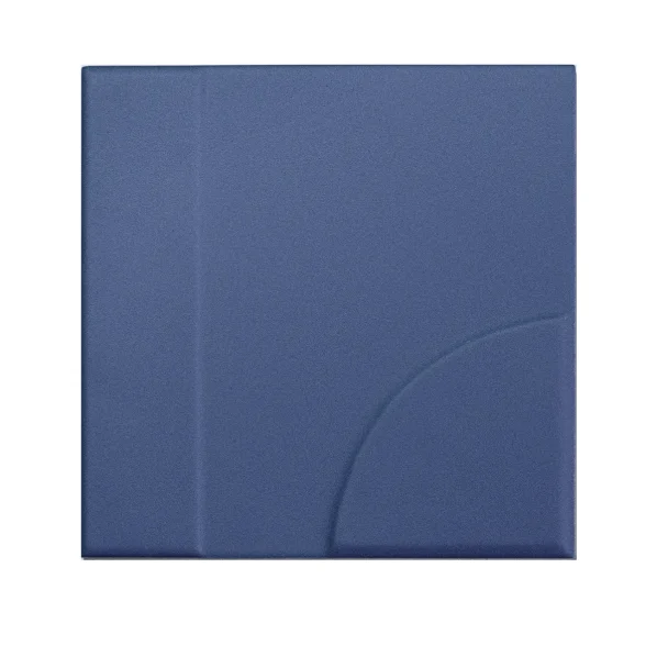 Casbah Indigo Decor Mix Ceramic Tile With White Surround - 2