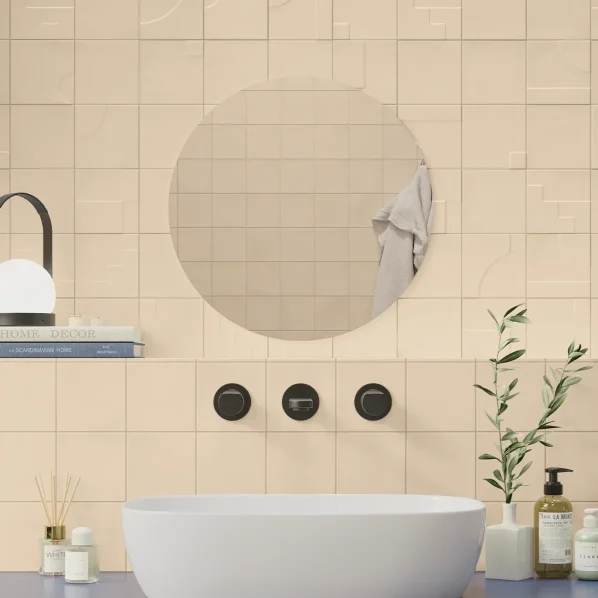Casbah Sand Decor Mix Ceramic Tile Lifestyle Shot 1