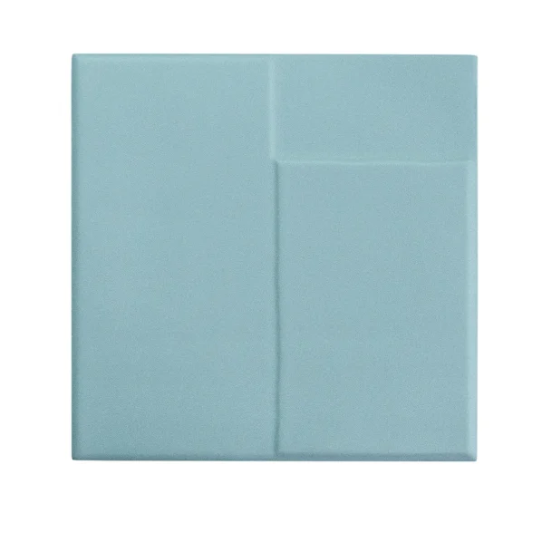 Casbah Sky Decor Mix Ceramic Tile With White Surround - 6