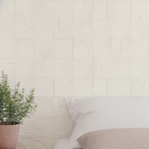 Casbah Talc Ceramic Tile Lifestyle Shot 1