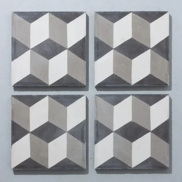 Duchamp Cement Tile Multiple Shot With Surround