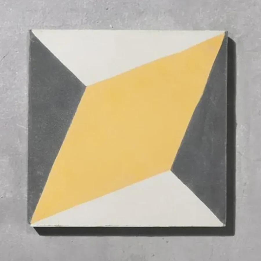 Canola Yellow Otura Cement Tile