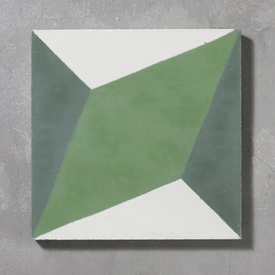 Green Otura Cement Tile