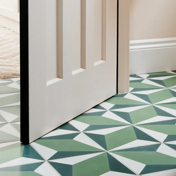 Otura Green Cement Tile Lifestyle Shot 3