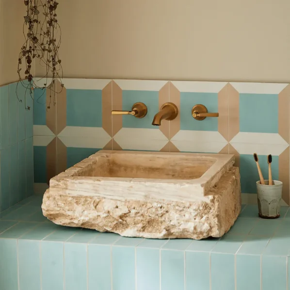 Sanabria Jade Cement Tile Lifestyle Shot