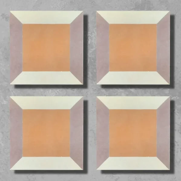 Sanabria Marigold Cement Tile Multiple Shot With Surround