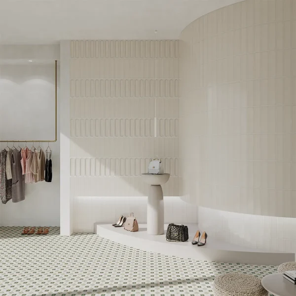 Aquarelle Rectangular Greige Tile