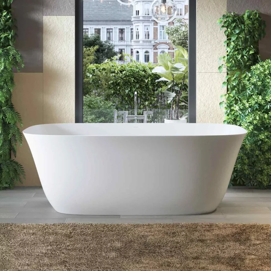 Acquabella Levi Freestanding Bath 170x73cm