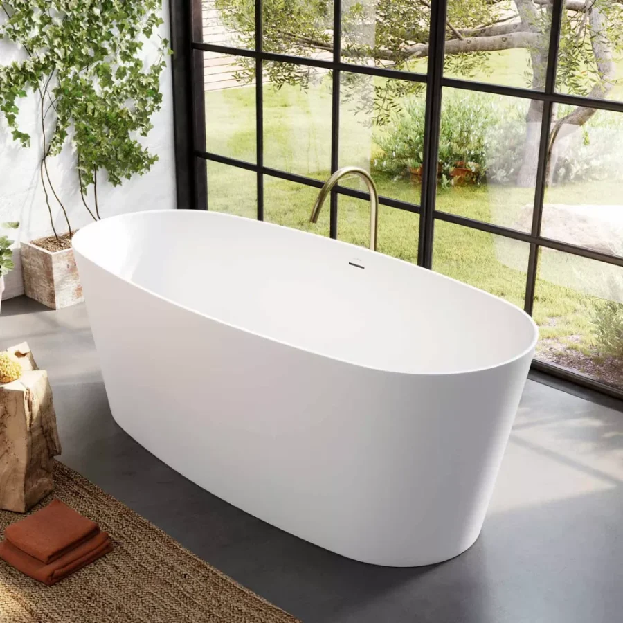 Acquabella Vars Freestanding Bath 165x72cm